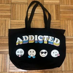 Urban outfitters ADDICTED tote bag